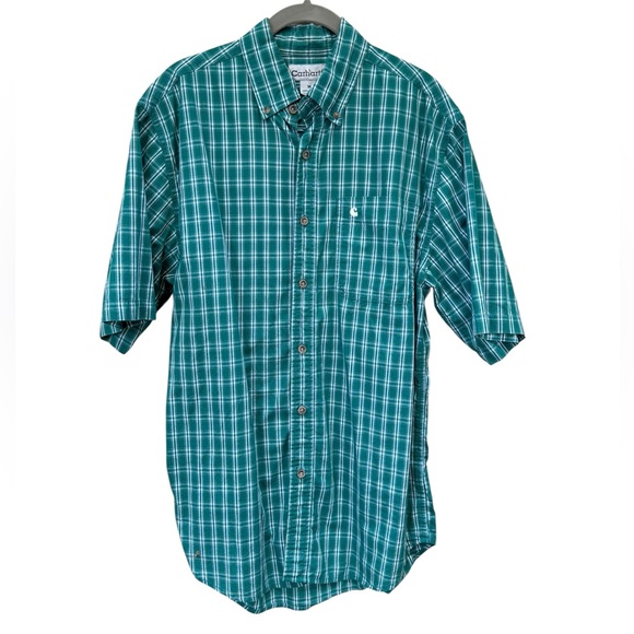 Carhartt Green Casual Button Down Shirt size Medium - Picture 6 of 6